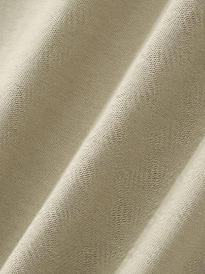 Contrast Stripes Panel Mesh T-shirt