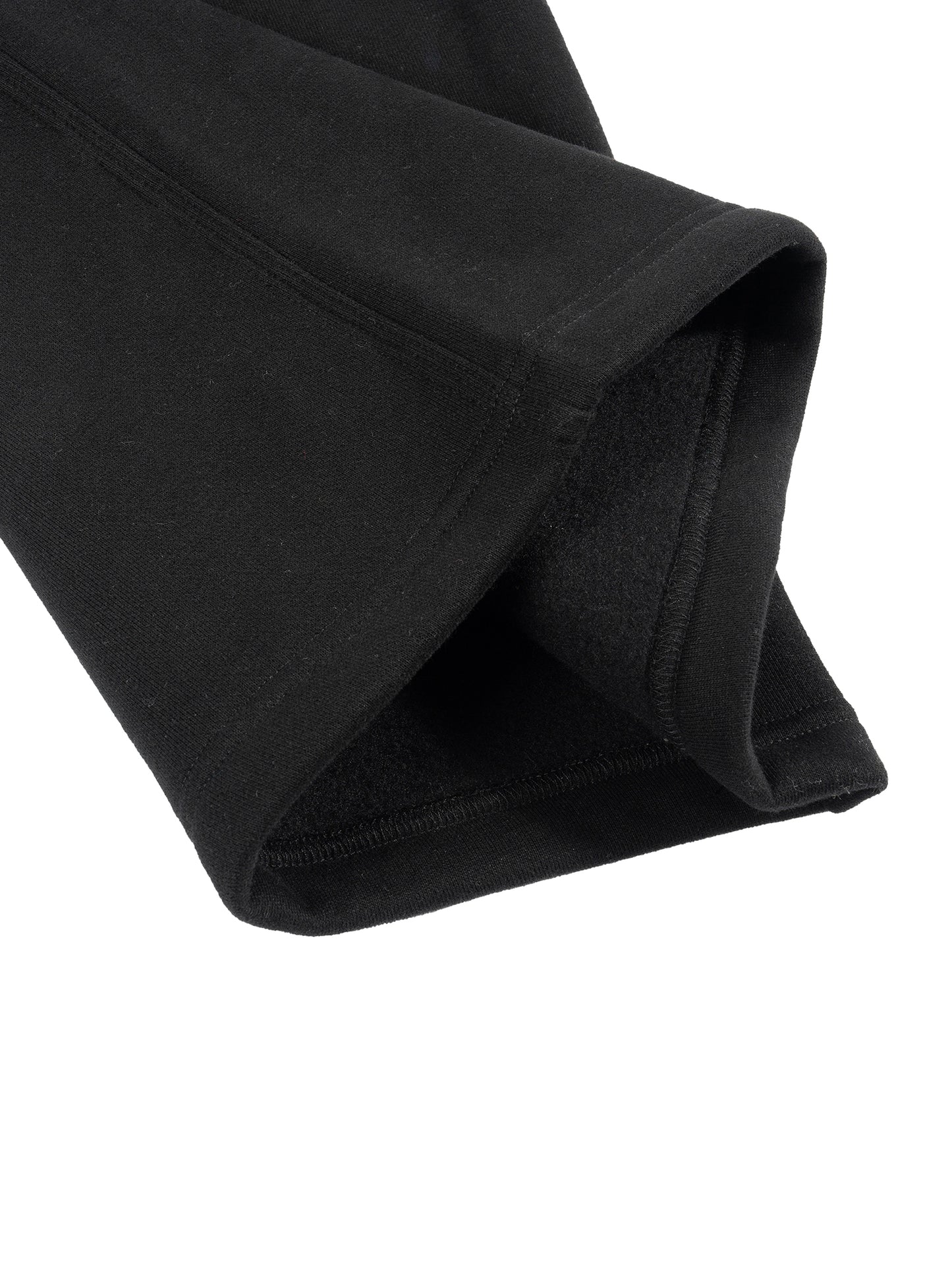 Fleece Drawstring Straight-Leg Sweatpants