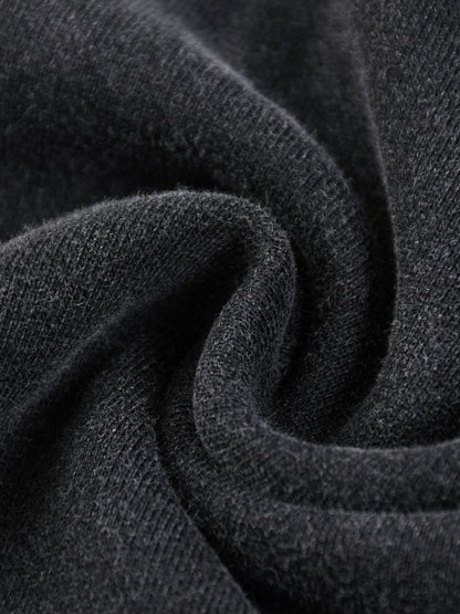 Snow Washed Tape Raw Edge Zip Hoodie