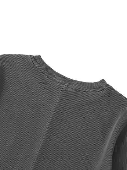 Dyed Washed Slit Maxi Dress