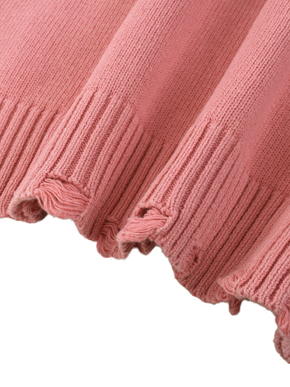 Vintage Washed Hand-Frayed Sweater 2